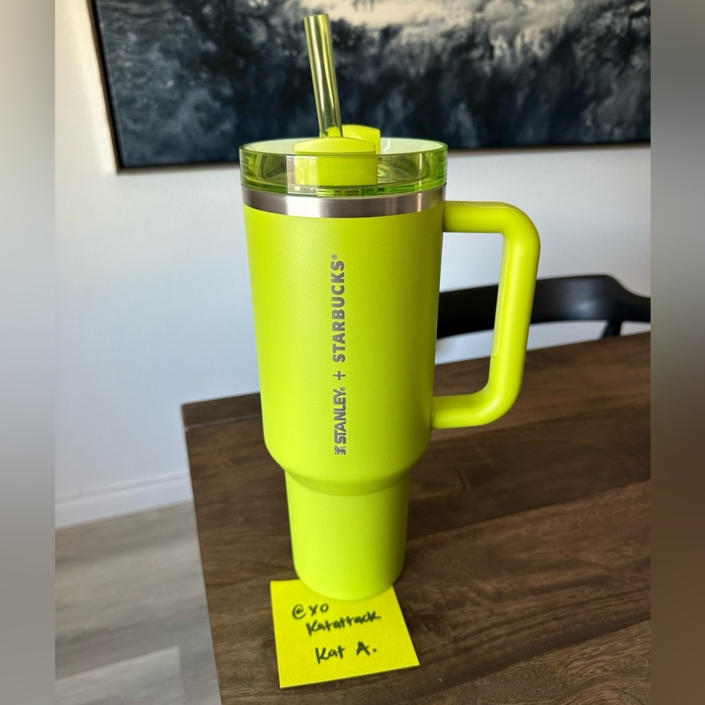 *RARE HTF* BNWT Stanley x Starbucks Lime Green 40oz Quencher (Philippines)